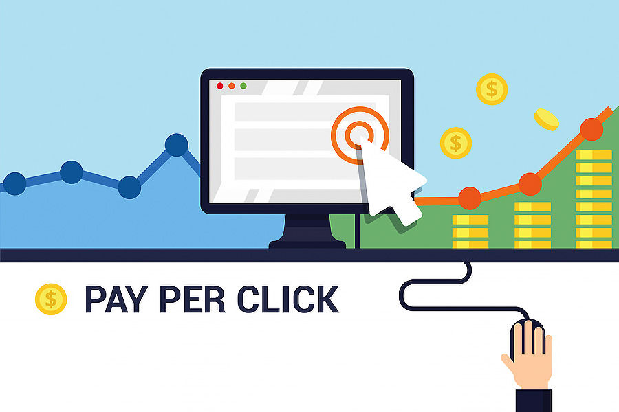 Animated diagram about Pay Per Click