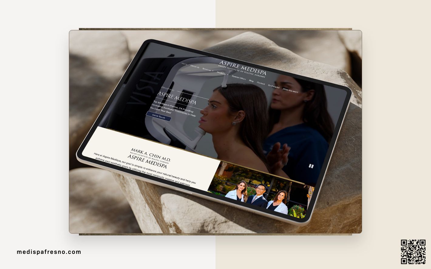 Showcase: Aspire Medispa Tablet