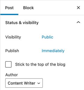 Changing the post date on WordPress