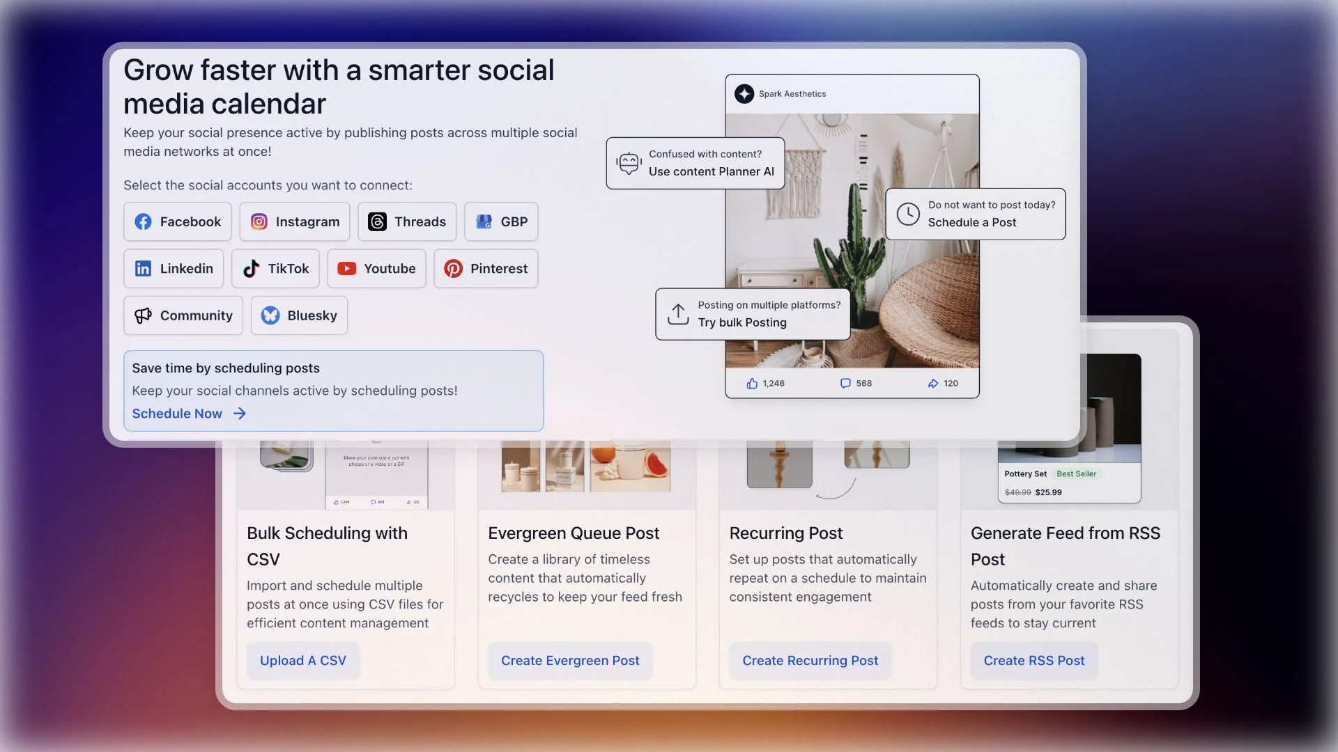StudiosCRM Social Command Center
