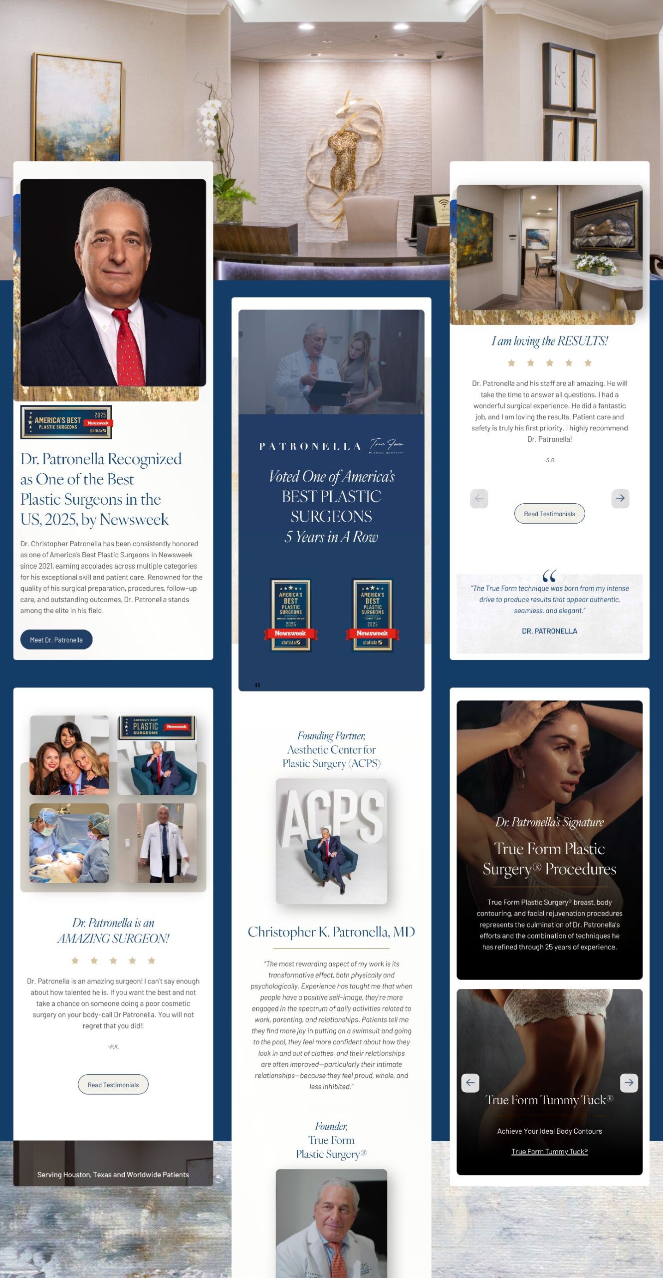 Showcase CP mobile layouts